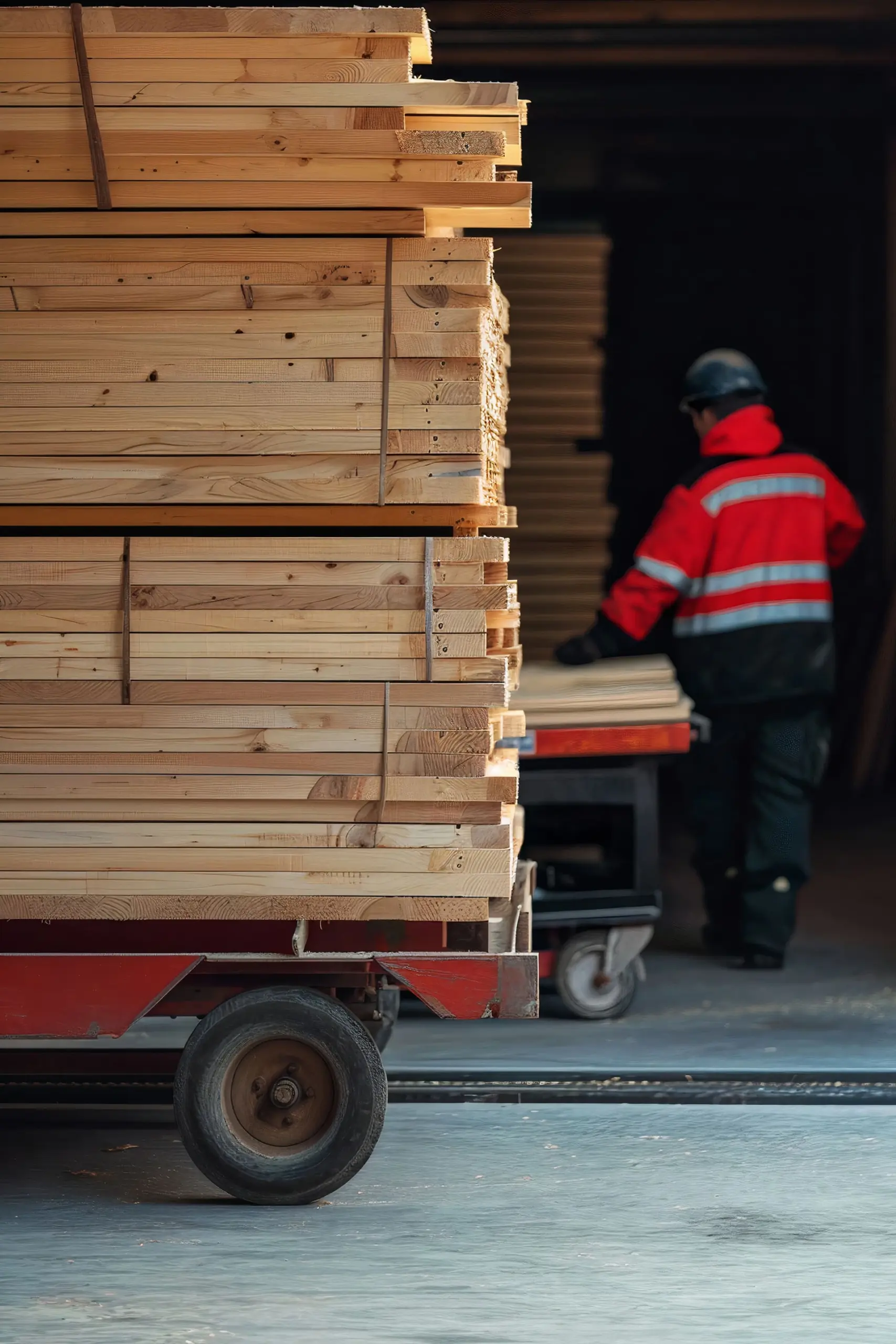 People working in the wood industry